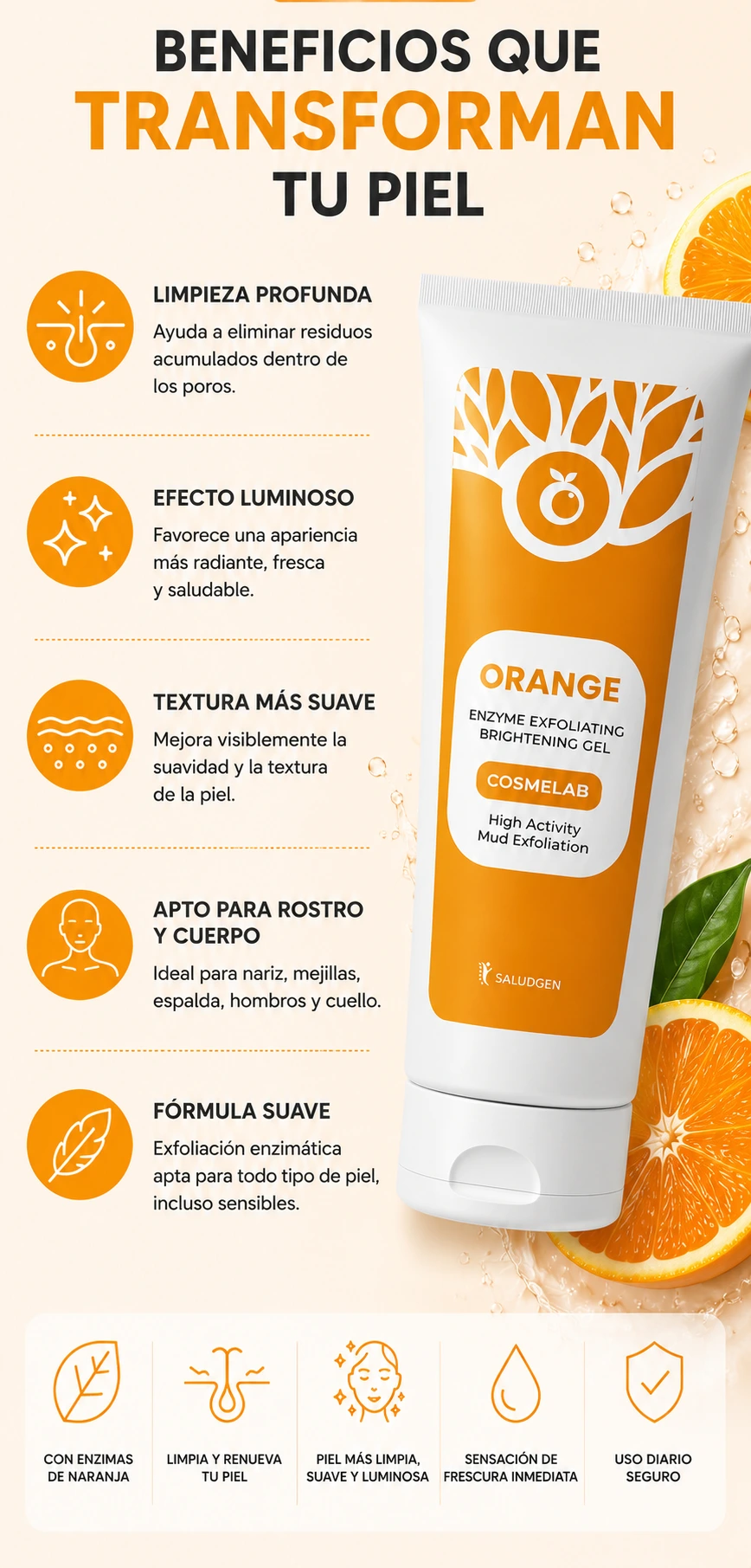 Modo de uso EXFOLIANTE
